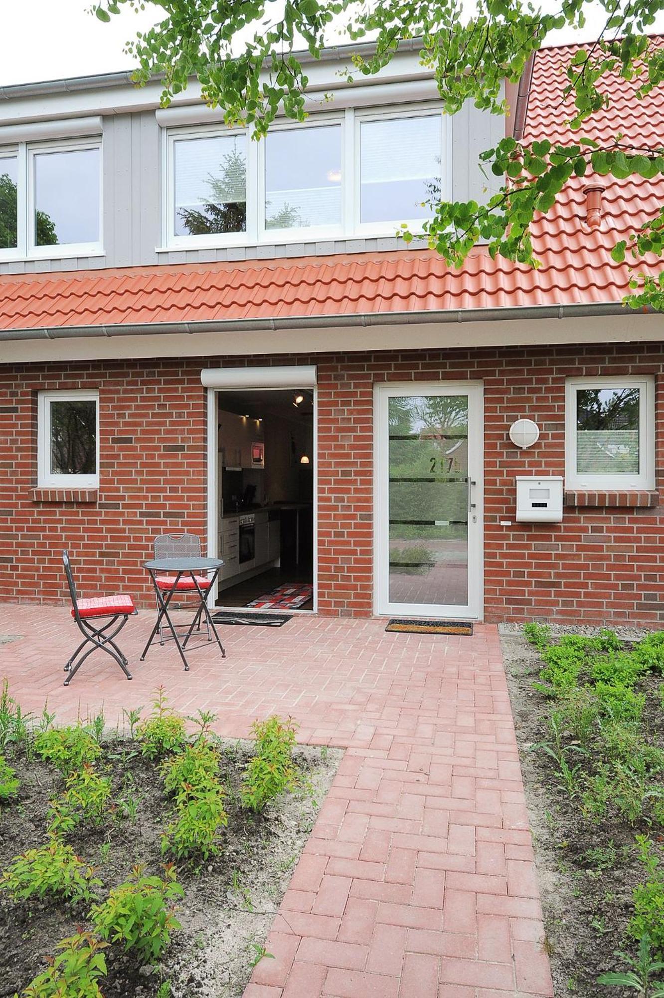 Ferienhaus Rote Bohne - Uns Huus An T Kuest 벤세르시엘 외부 사진